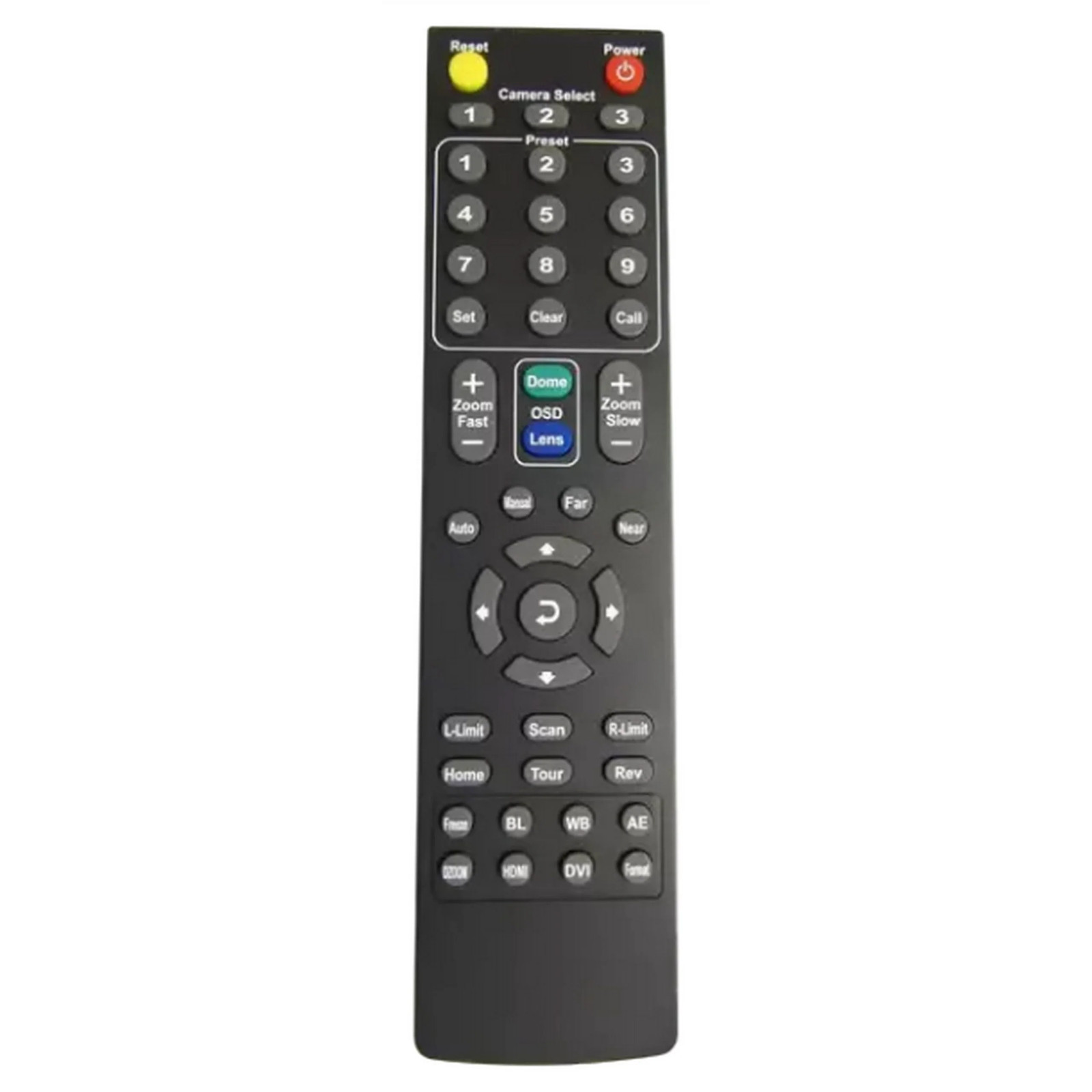 HuddleCamHD HC-REMOTE Spare Remote for 3X, 3X Wide, 10X-720, 10X, 20X and 30X Ca