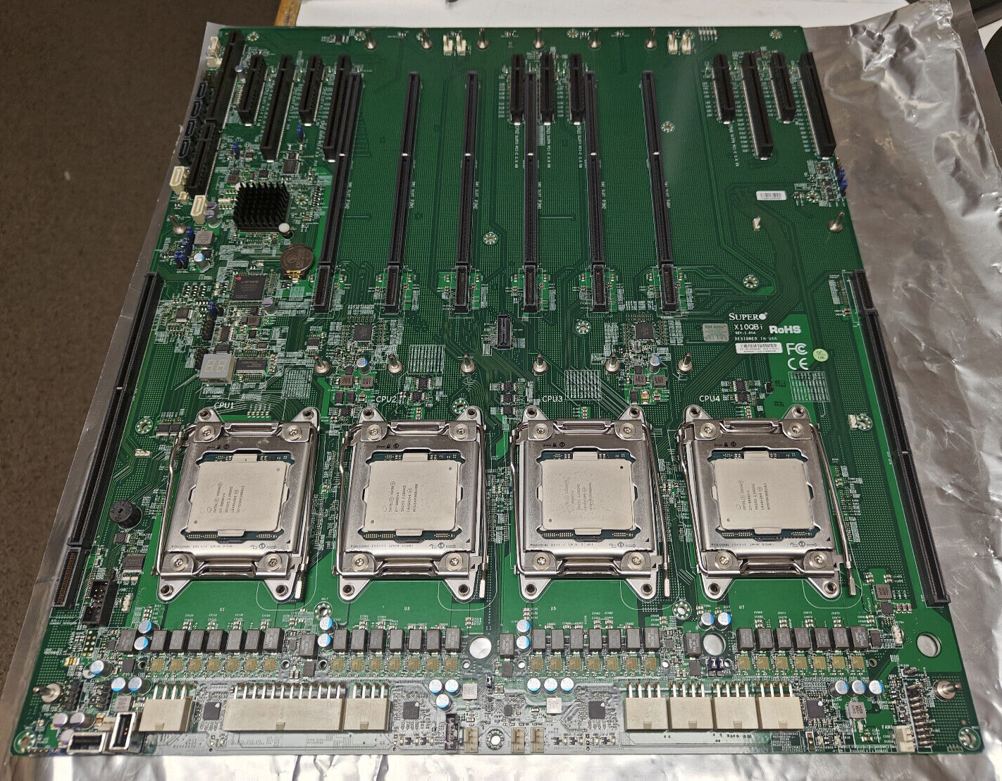 Supermicro MBD-X10QBi QUAD E7-8890V4 w/ AOM-X10BQi-A Latest BIOS/IPMI Activ Lic