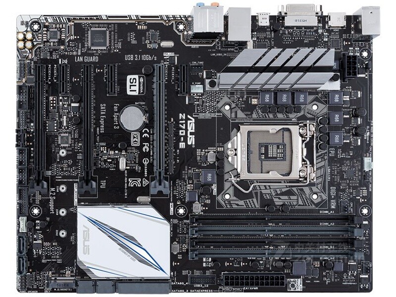 ASUS Z170-E motherboard Z170 LGA1151 4*DDR4 64G DVI+HDMI ATX Tested ok