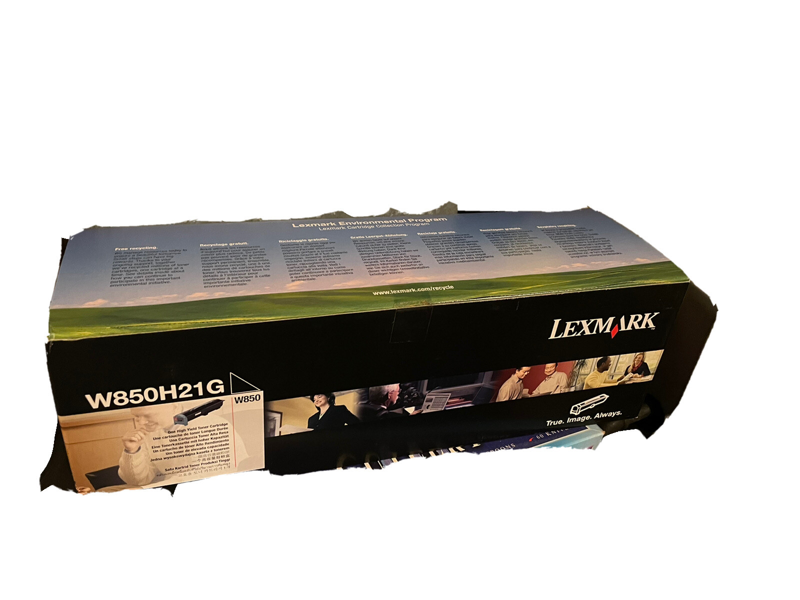 LEXMARK One High Yield Black Toner Cartridge W850 W850H21G Authentic