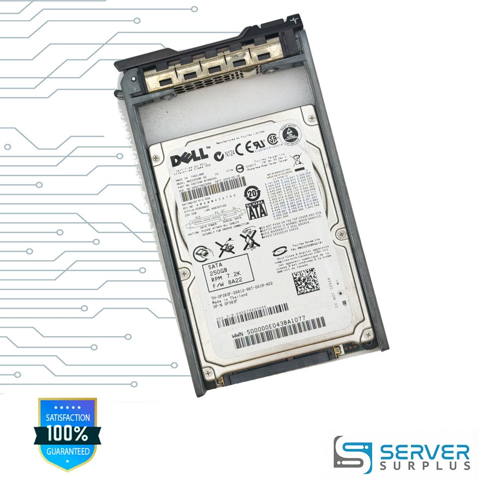 Dell MHZ2250BK G2 250GB SATA 7.2K 2.5 in Enterprise HDD | 0P383F