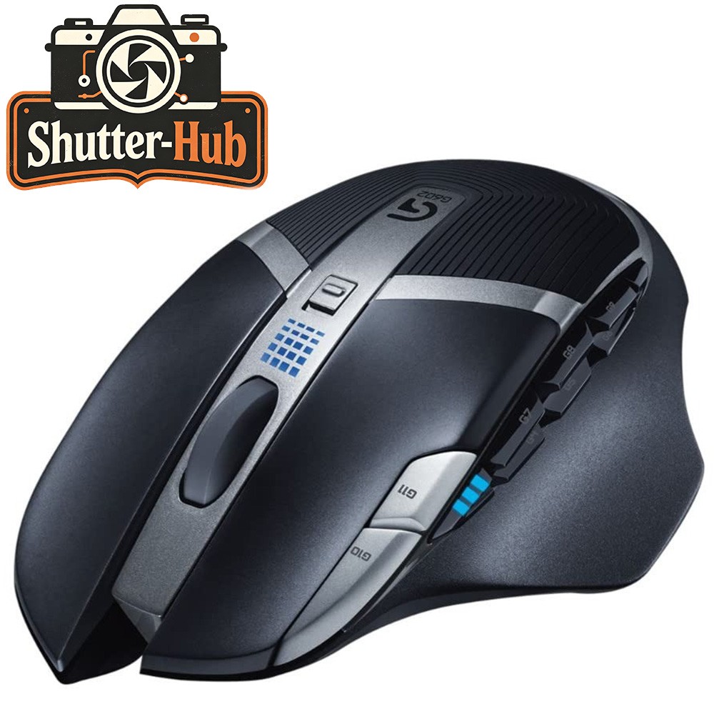 Logitech G602 Mouse Wireless Gaming Mouse with HERO 2,500 DPI Lightweight Design