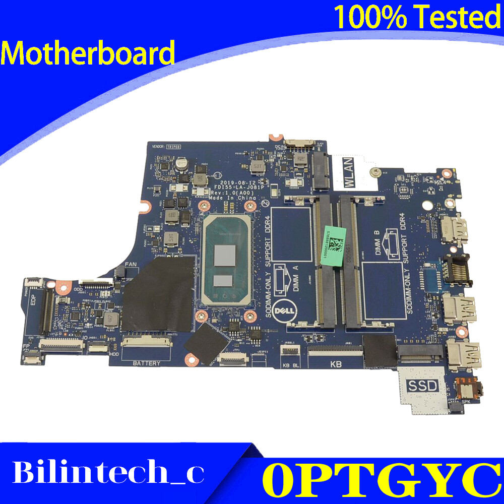 FOR DELL Inspiron 5593 Motherboard PTGYC 0PTGYC i7-1065G7