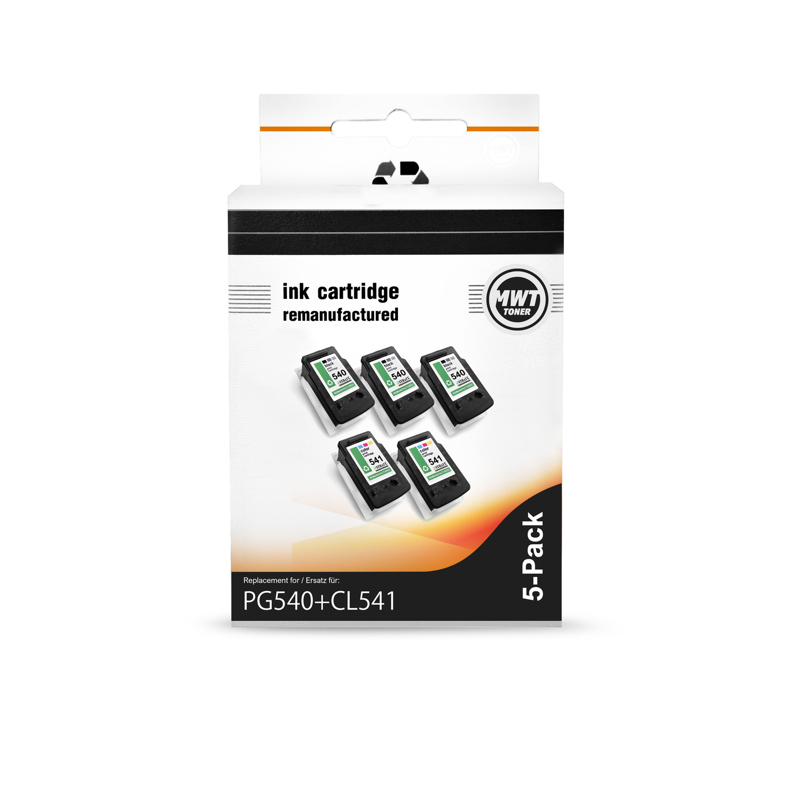 5x Ink 3+2 for Canon Pixma MG-3150 MX-435 MG-2250 MG-2140 MX-370 MX-475 MX-375