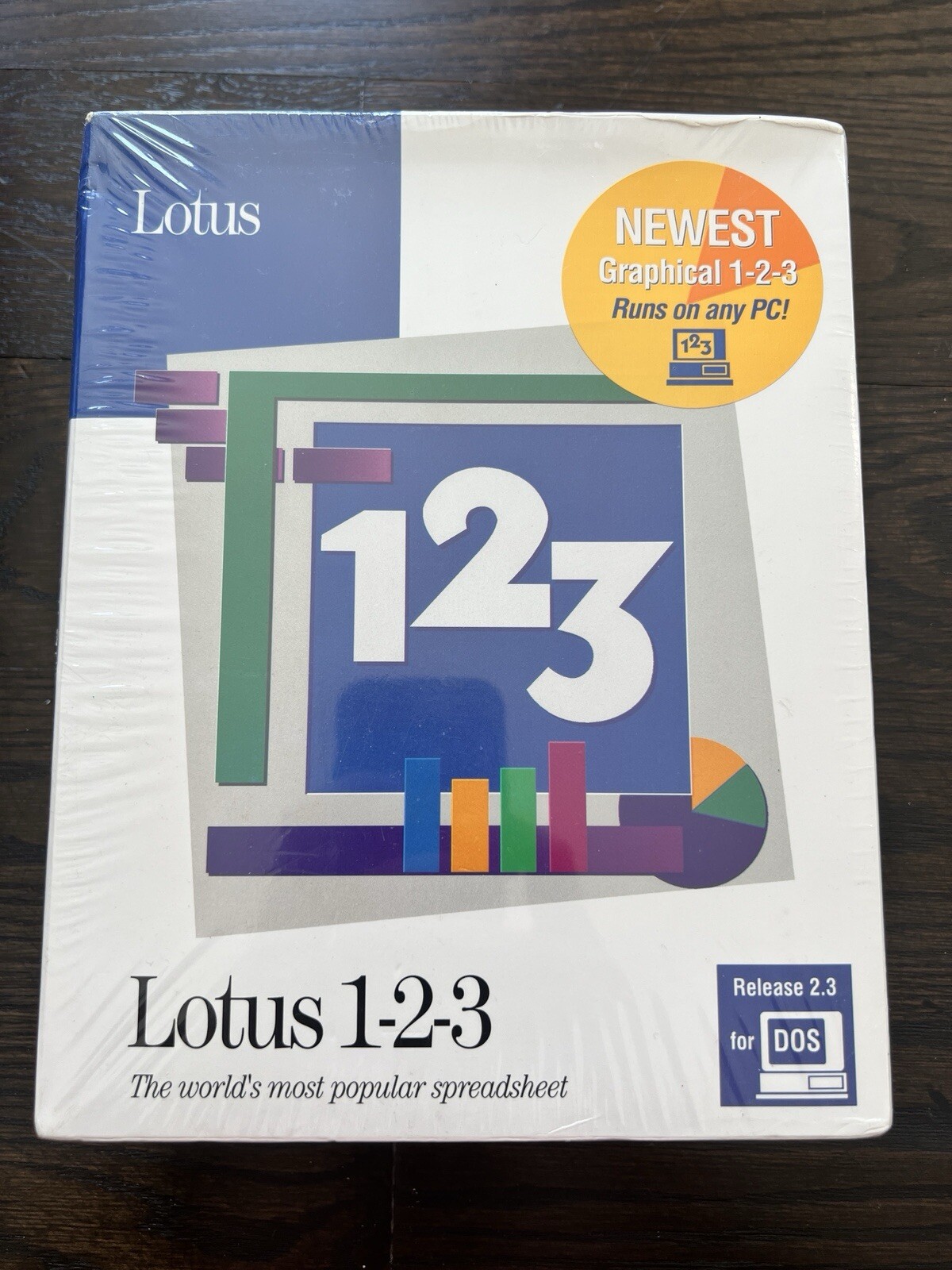 LOTUS 1-2-3 Spreadsheet FOR DOS RELEASE 2.3 1991 - NEW / SEALED