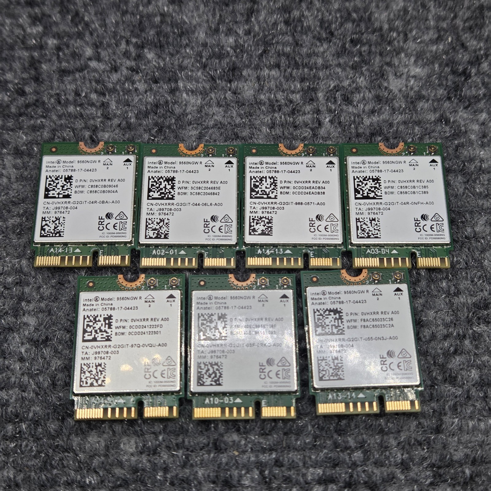 Intel Wireless-AC 9560NGW WiFi Bluetooth Card 802.11ac Dell VHXRR M.2 OEM