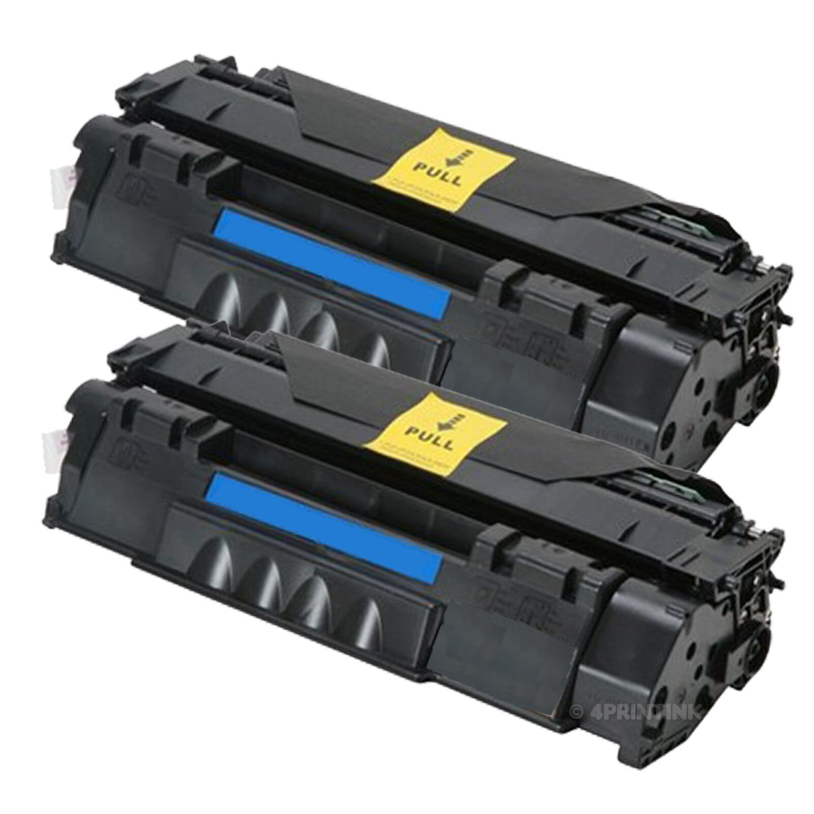 2 Pack Q7553A Laser Toner for HP Laserjet P2015, P2015dn, M2727 Series