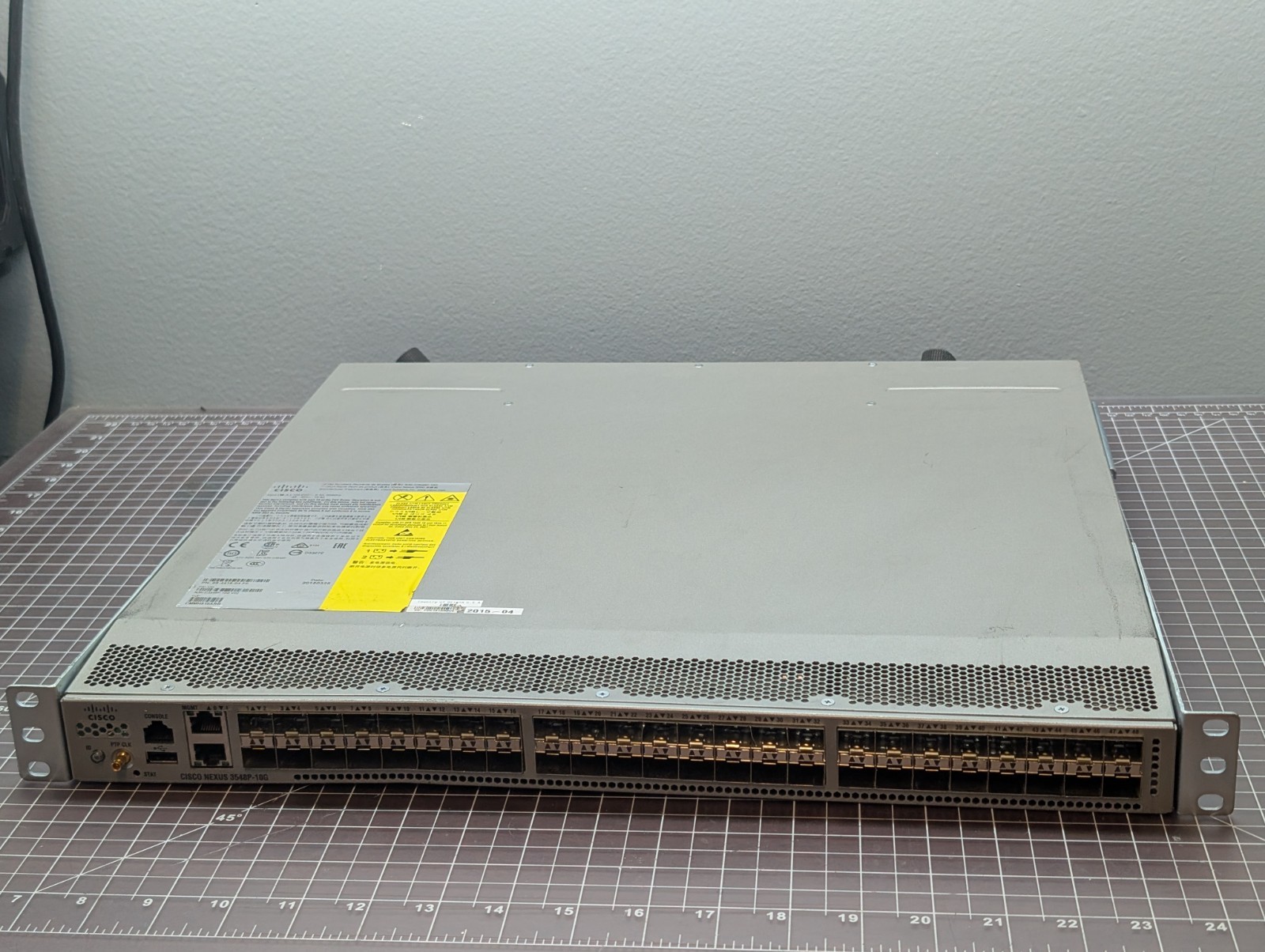 Cisco Nexus 3548P 48-Port 10Gb SFP+ Network Switch w/2x PSU N3K-C3548P-10G