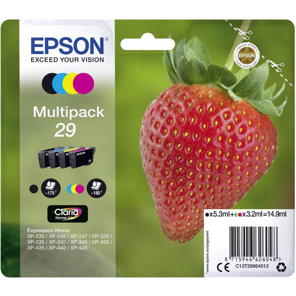 Epson 29 Strawberry Multipack Original Ink Cartridge