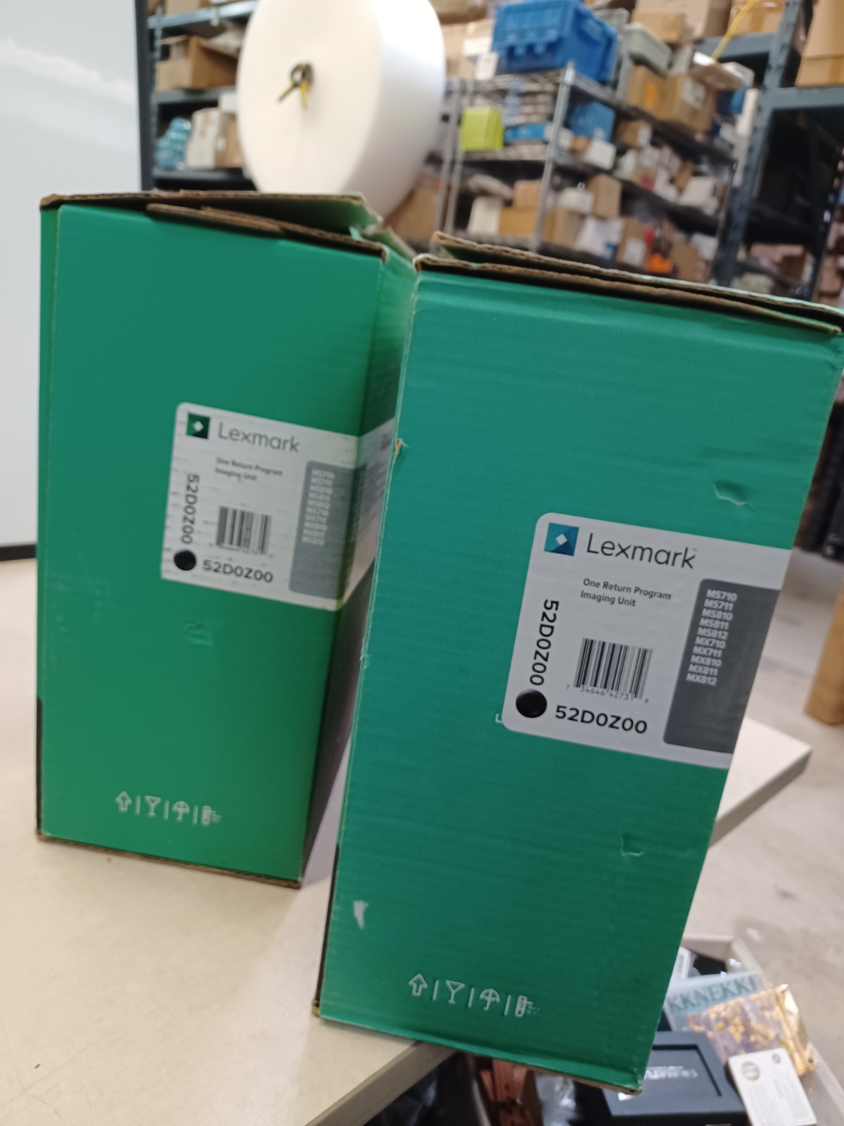 Lot Of 2 Genuine Lexmark 52D0Z00 Program Imaging Unit MS/MX Series