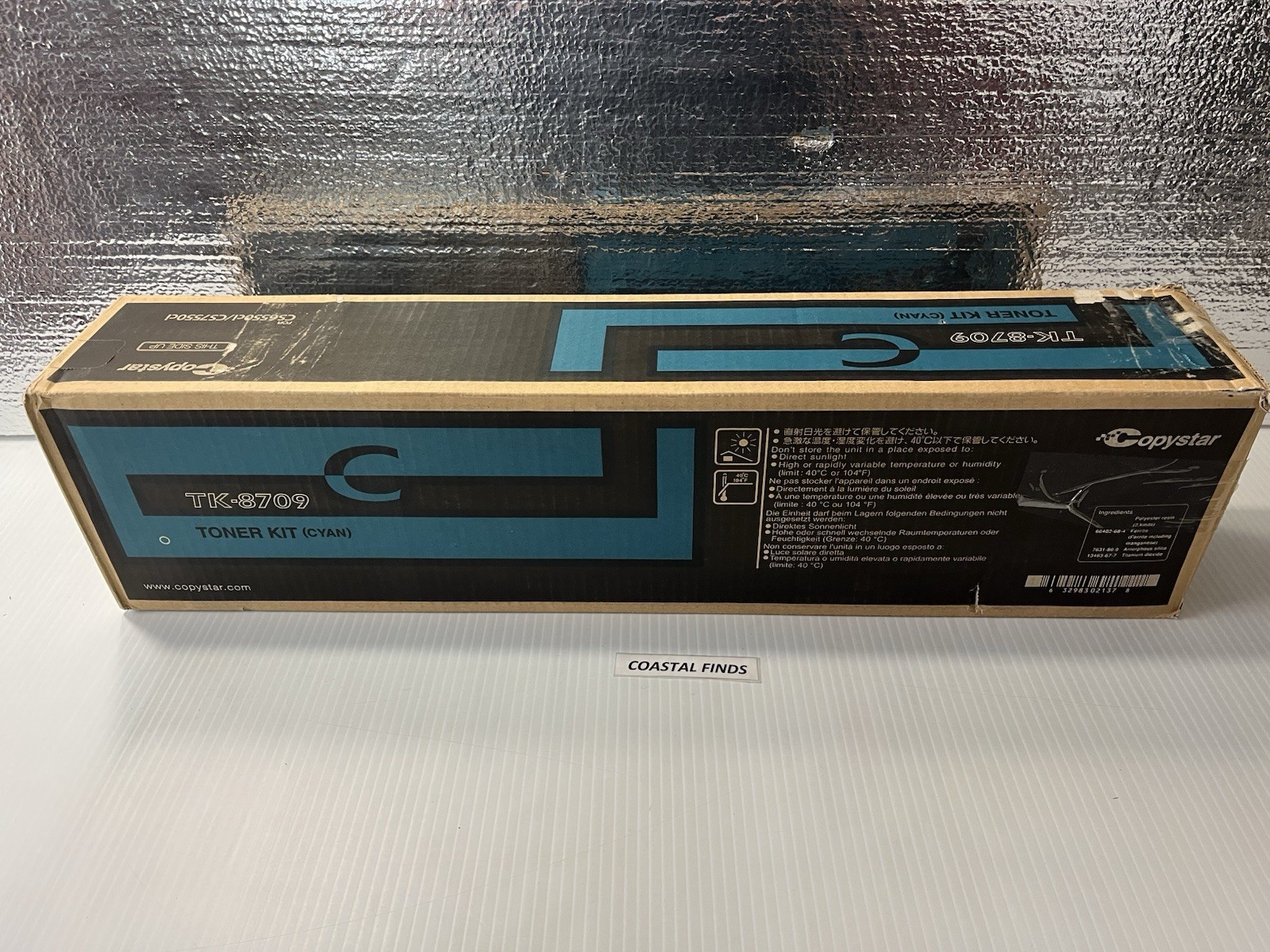 CopyStar / Kyocera TK-8709 Toner Kit Cyan OEM NEW Genuine Sealed TK 8709