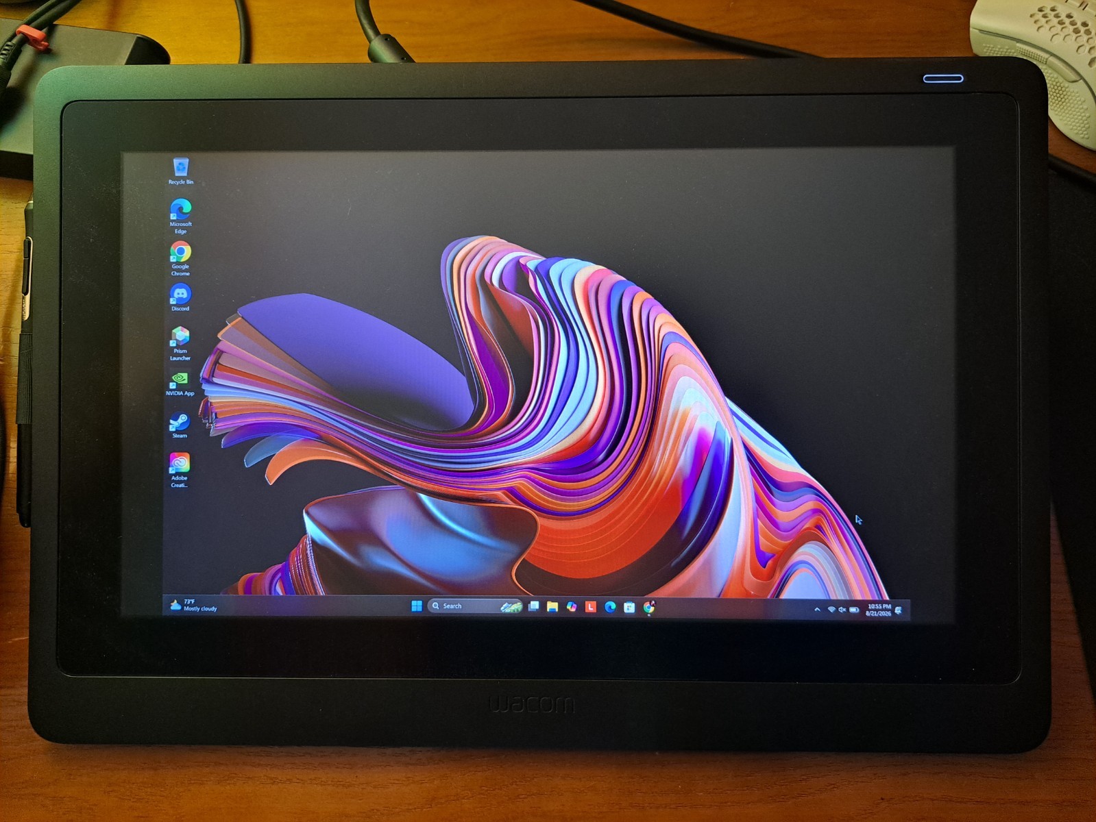 Wacom Cintiq DTK1660K0A 16in Creative Pen Display - Black