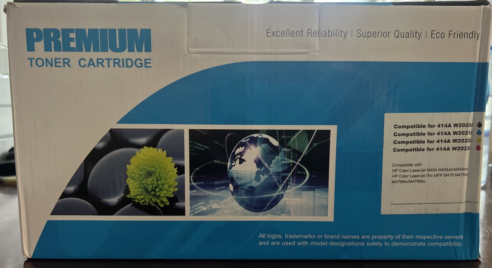 True Image Premium Compatible 4 Piece Toner Cartridge Set- New In Box
