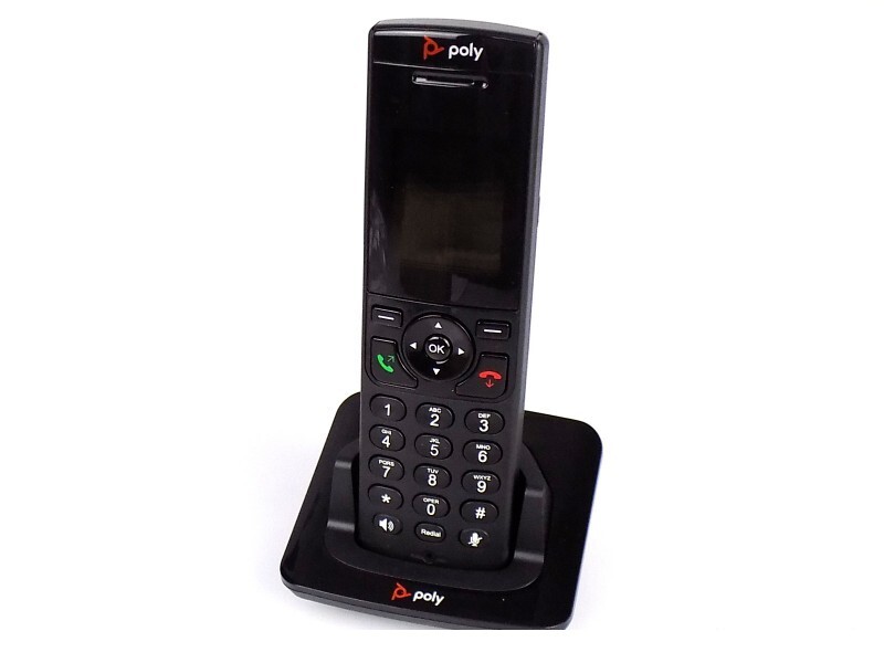 Poly VVX D230 DECT IP Handset Cordless VoIP Phone (2200-49235-015), NEW