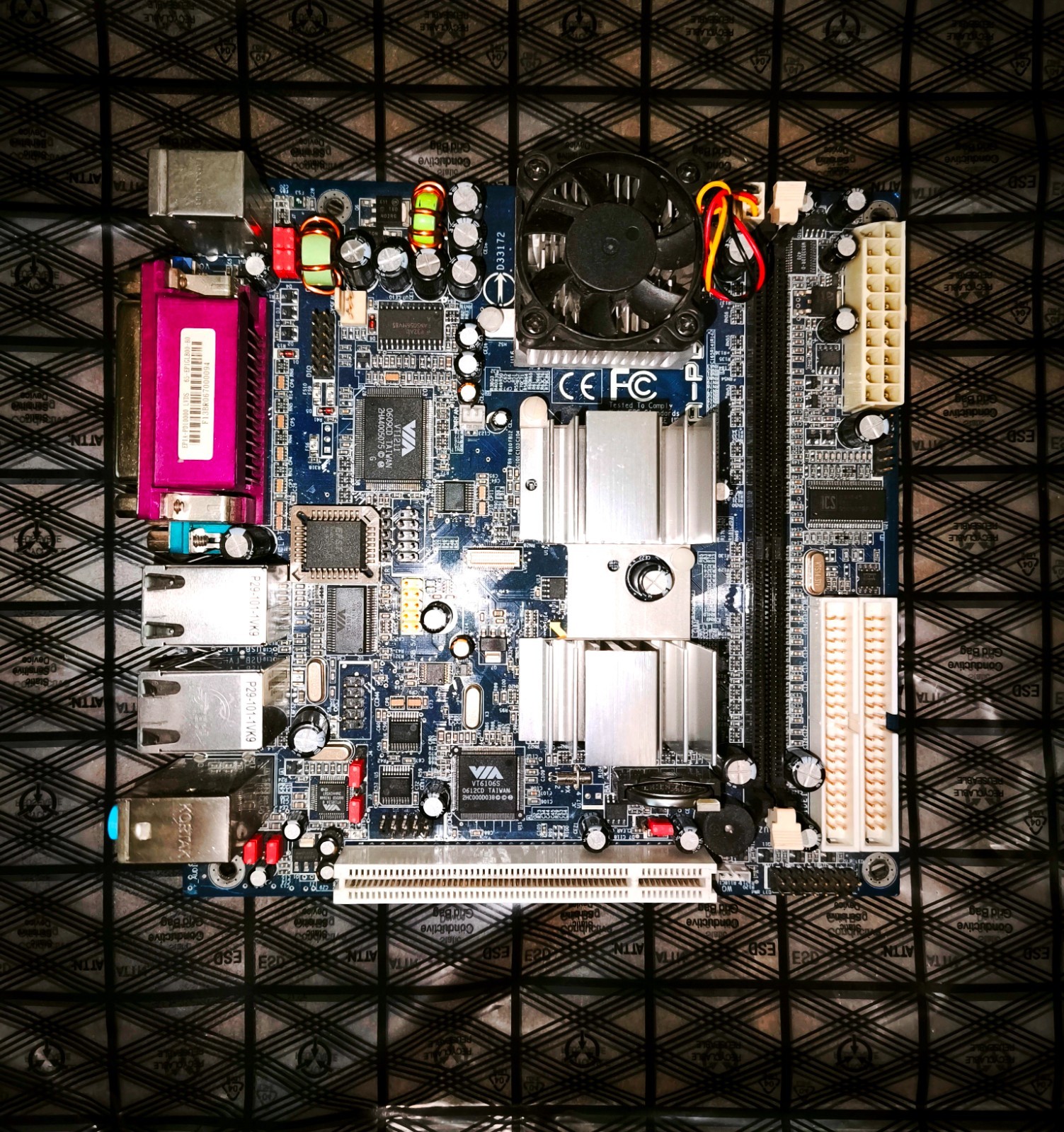 VIA EPIA-PD10000 EPIA-PD Mini-ITX Motherboard LVDS Tested Working
