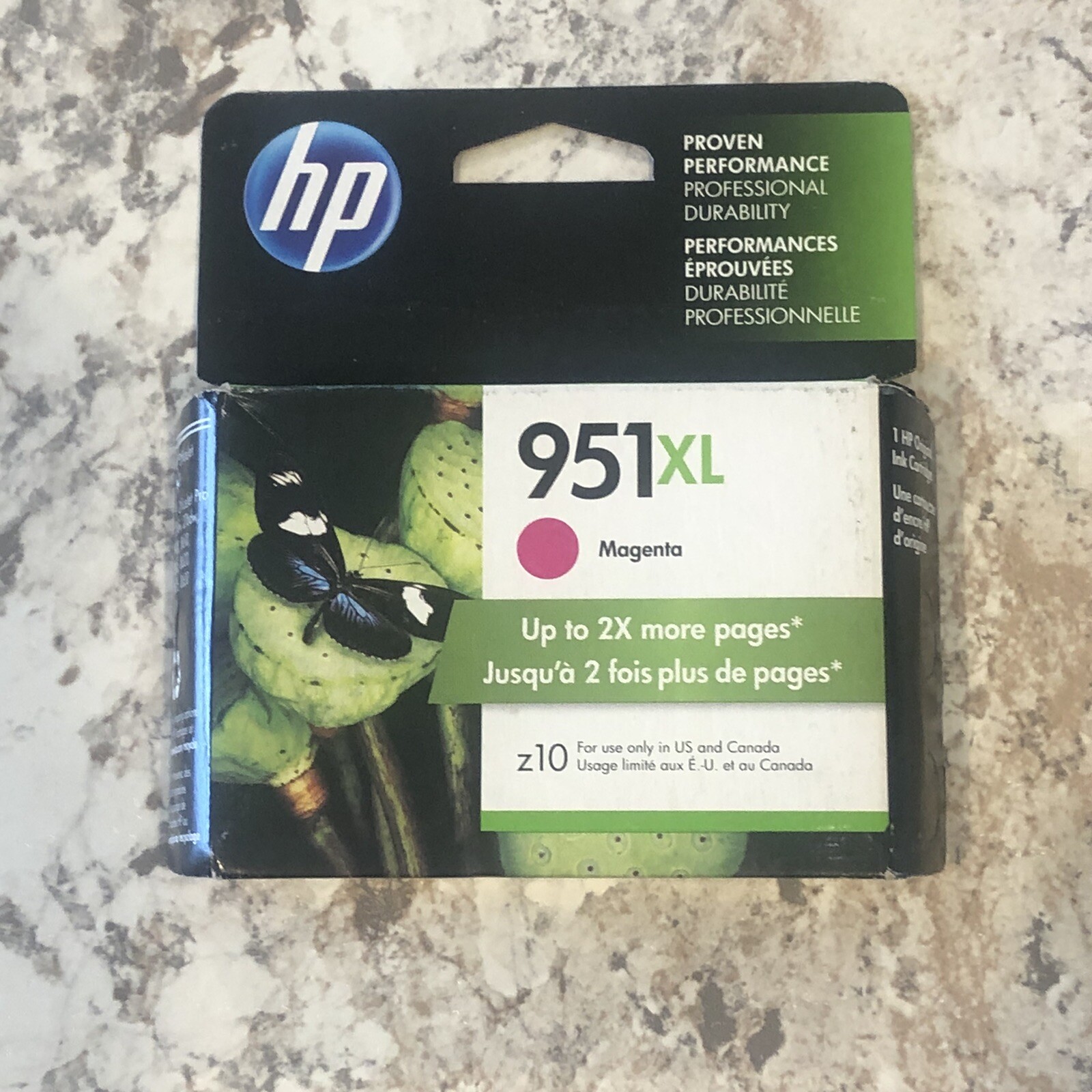 HP 951XL (CN047AN#140) Magenta Ink Cartridge New In Box Exp 05/2020