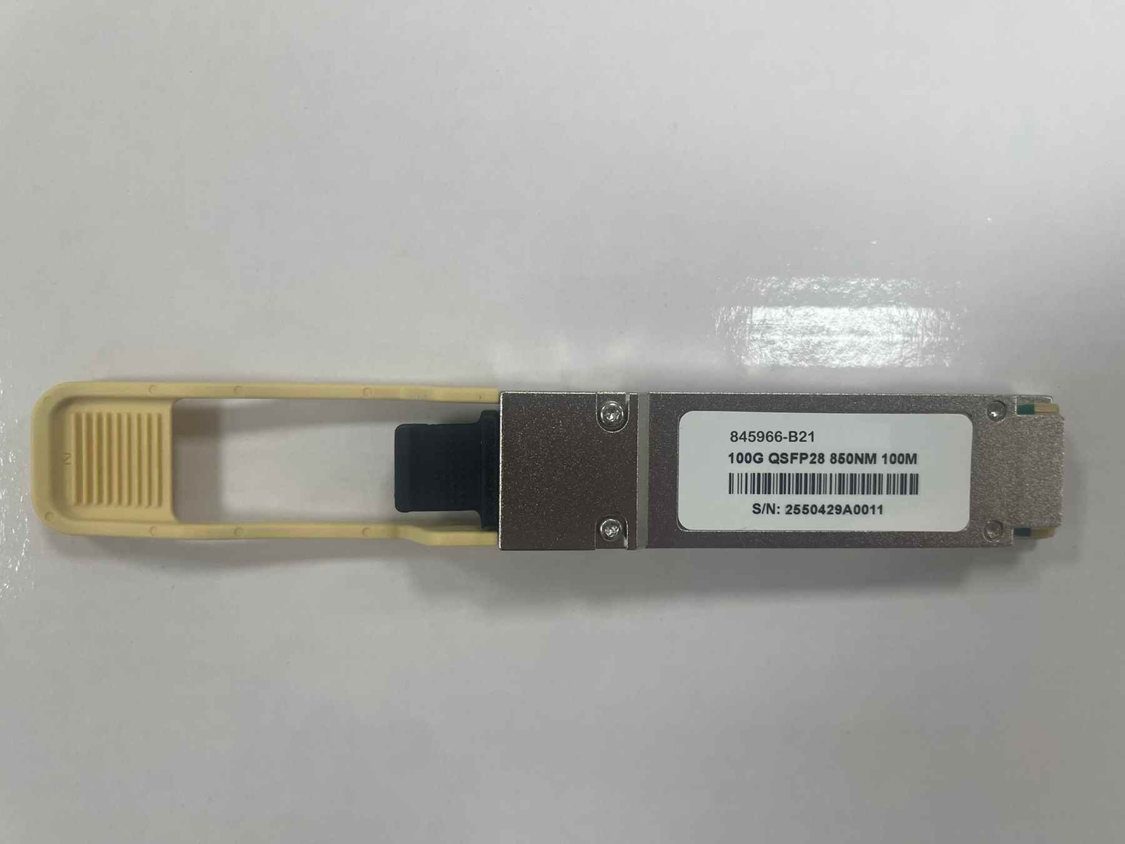 845966-B21 for HPE BladeSystem 100GBASE-SR4 QSFP28 850nm 100m DOM Transceiver