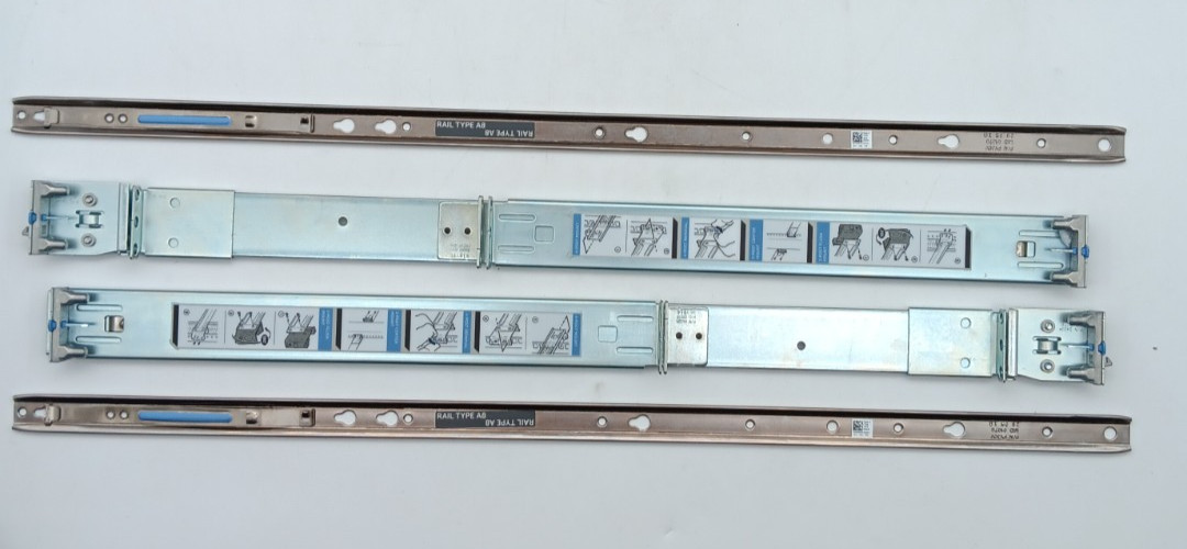 Dell 053D7M Ready Rails 1U Static Rail Kit 2-Post and 4-Post