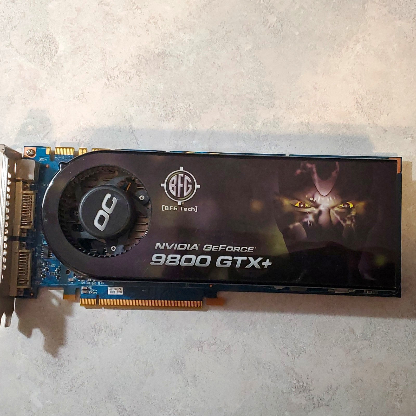 BFG NVIDIA GeForce 9800 GTX+ OC 512MB GDDR3 PCIe x16 CUDA DVI S-Video