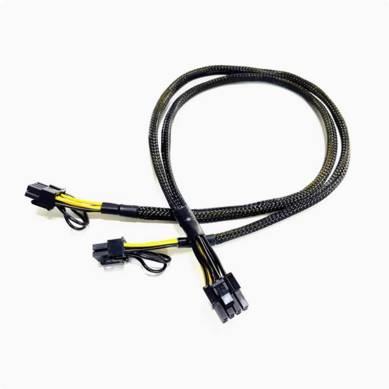 Supermicro CBL-PWEX-0582 8-Pin To Two (6+2) Pin 12V GPU Power Cable