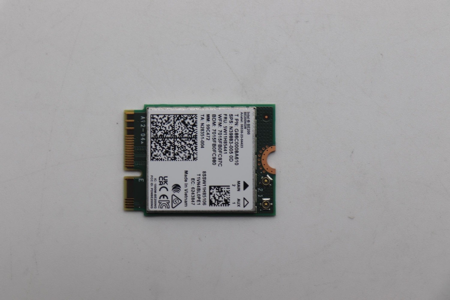 Genuine 5W11H85441 Lenovo WiFi Intel BE200 M.2 2230 ThinkBook 16p G6 IAX, Pro 
