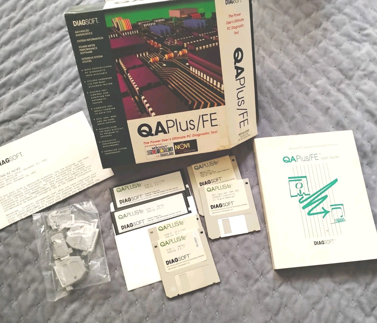 VINTAGE DIAGSoft QAPLUS/FE Diagnostic software PC '87-'93 Ver 4.72 3.5" Floppy