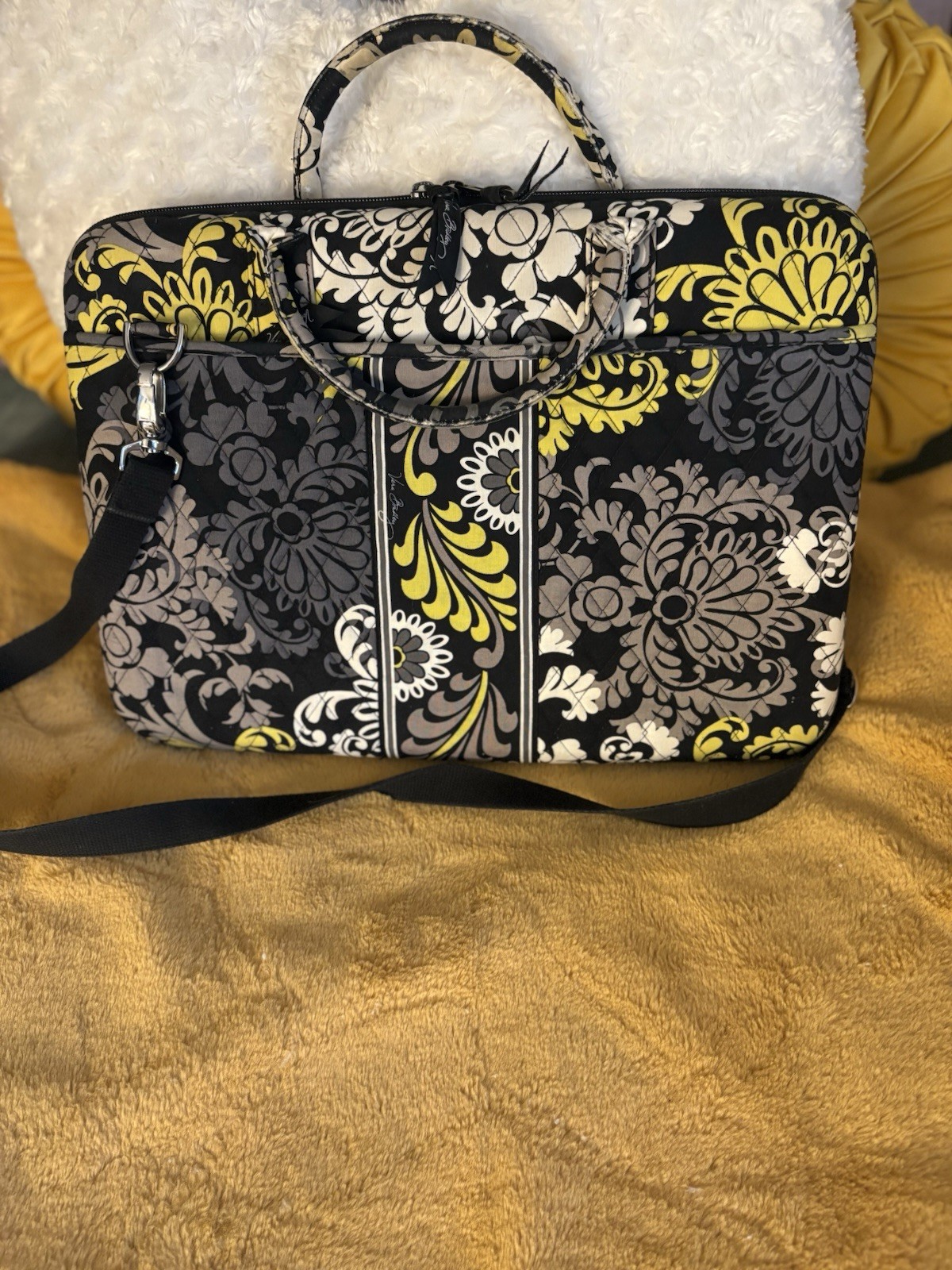 Vera Bradley BAROQUE Laptop Bag Sleeve Case 10.5 x 13.5 (16" diagonal) GUC