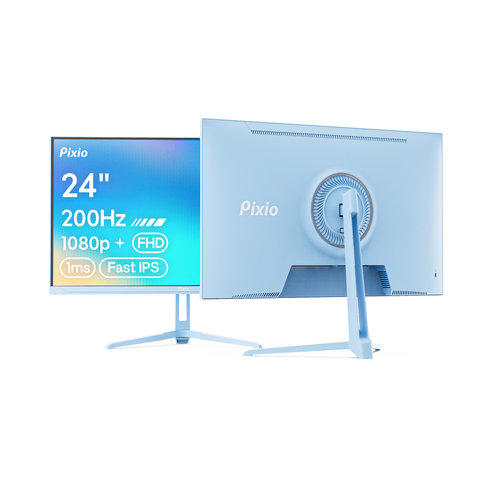 Pixio PX248 Wave 24" 200Hz 1080P IPS Gaming Monitor | Certified Refurbished