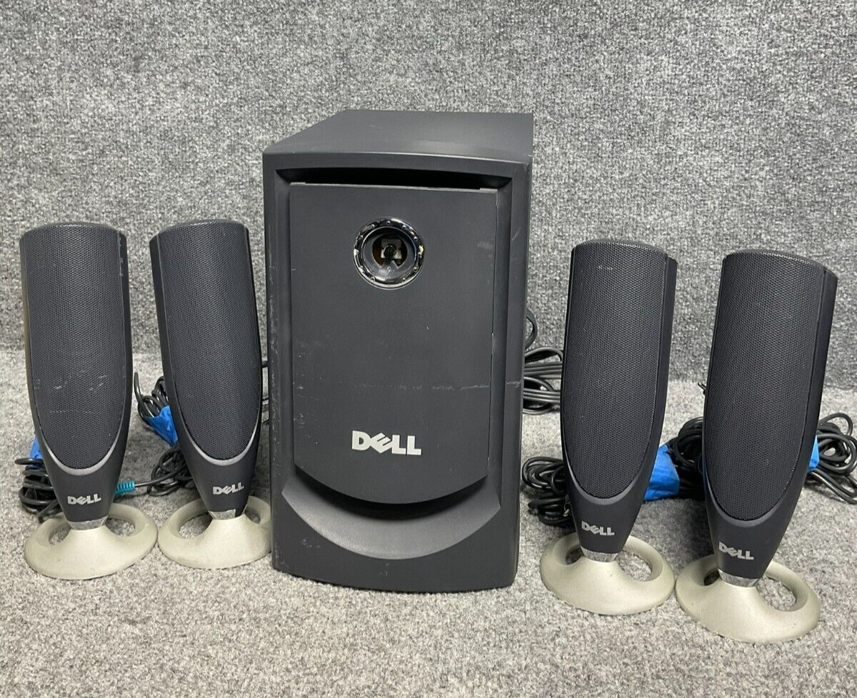 Dell MMS 5650 5.1 Home Theater Speaker System Black Used 14015