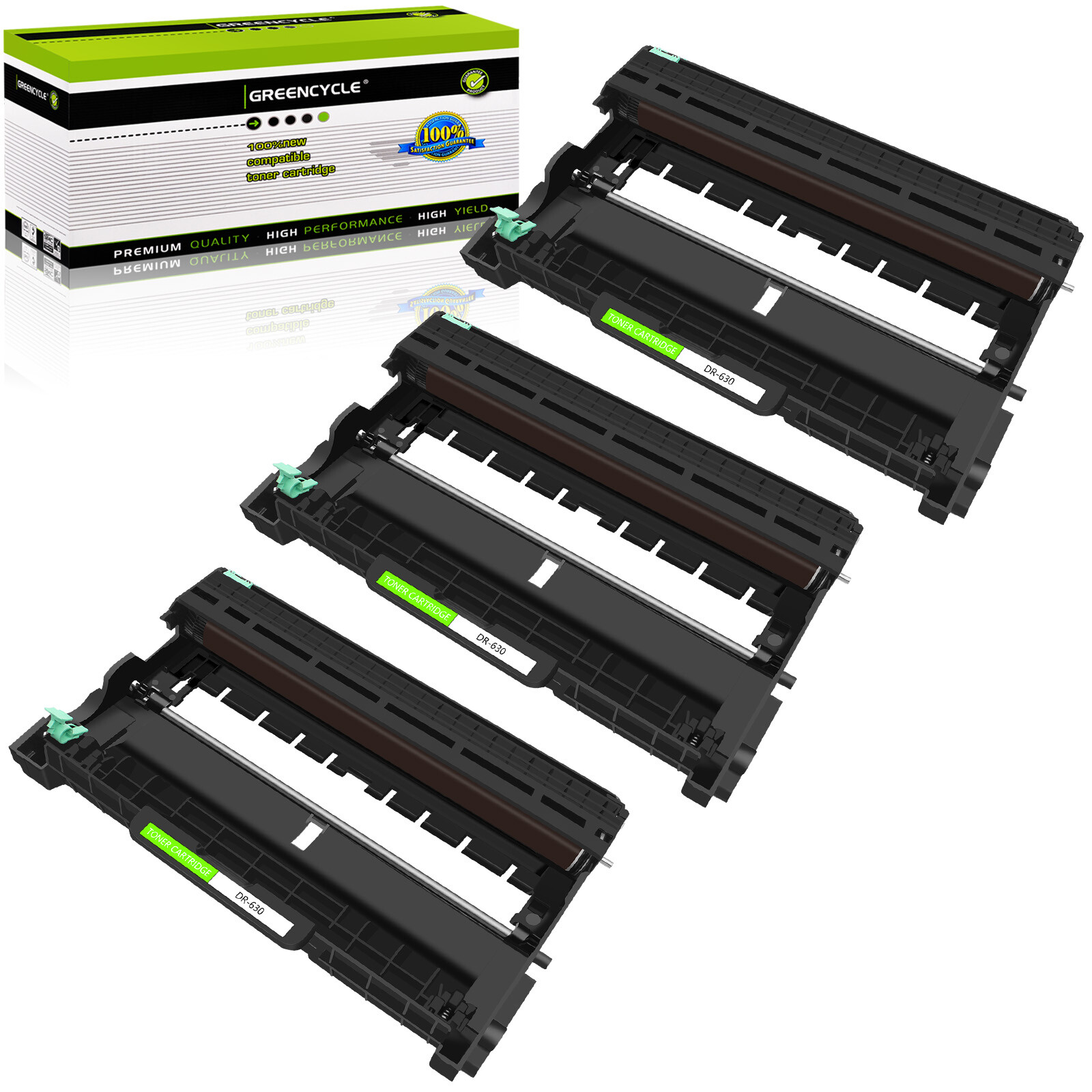 3PK DR630 Drum Unit for Brother DCP-L2500D MFC-L2705DW HL-L2305W HL-L2360DW