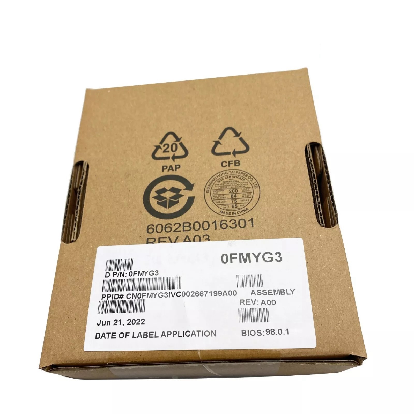 New Dell PowerEdge T440 R440 R640 R740 Trusted Platform Module TPM 2.0 FMYG3 US