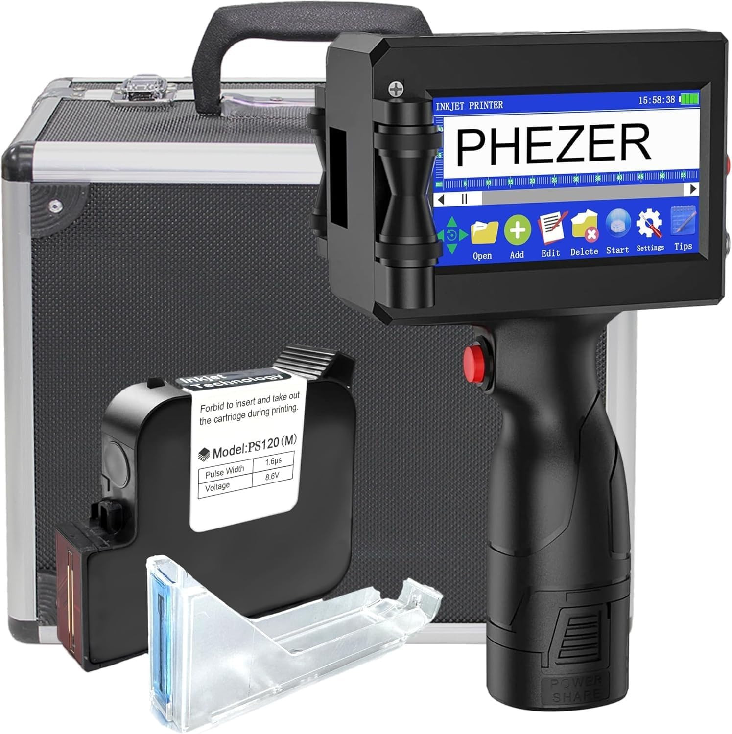 1Inch/25.4Mm Handheld Inkjet Printer P15-1