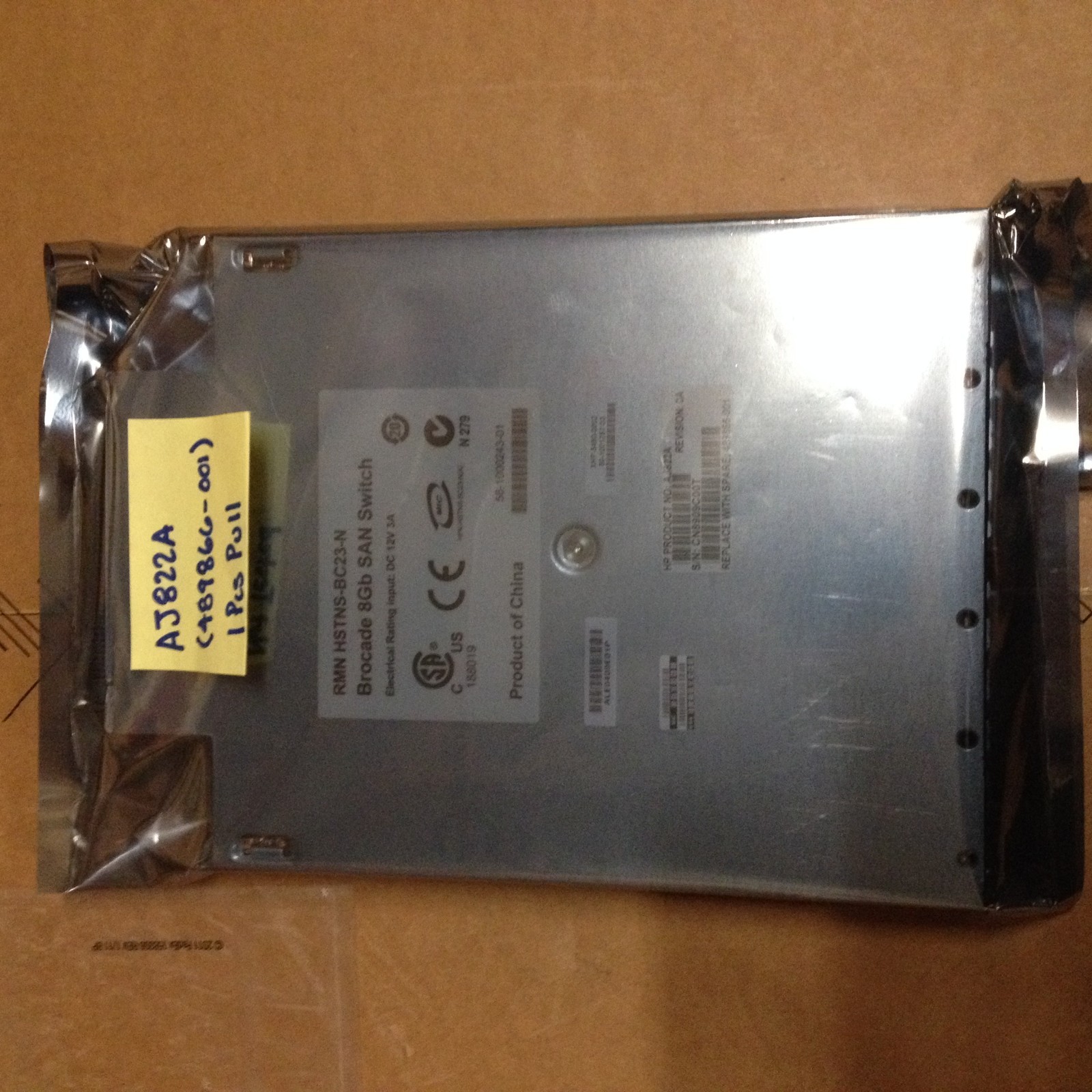 AJ822A AJ822B 489866-001 489866-002 HP Brocade 8/24c Power Pack+SAN Switch PULL*