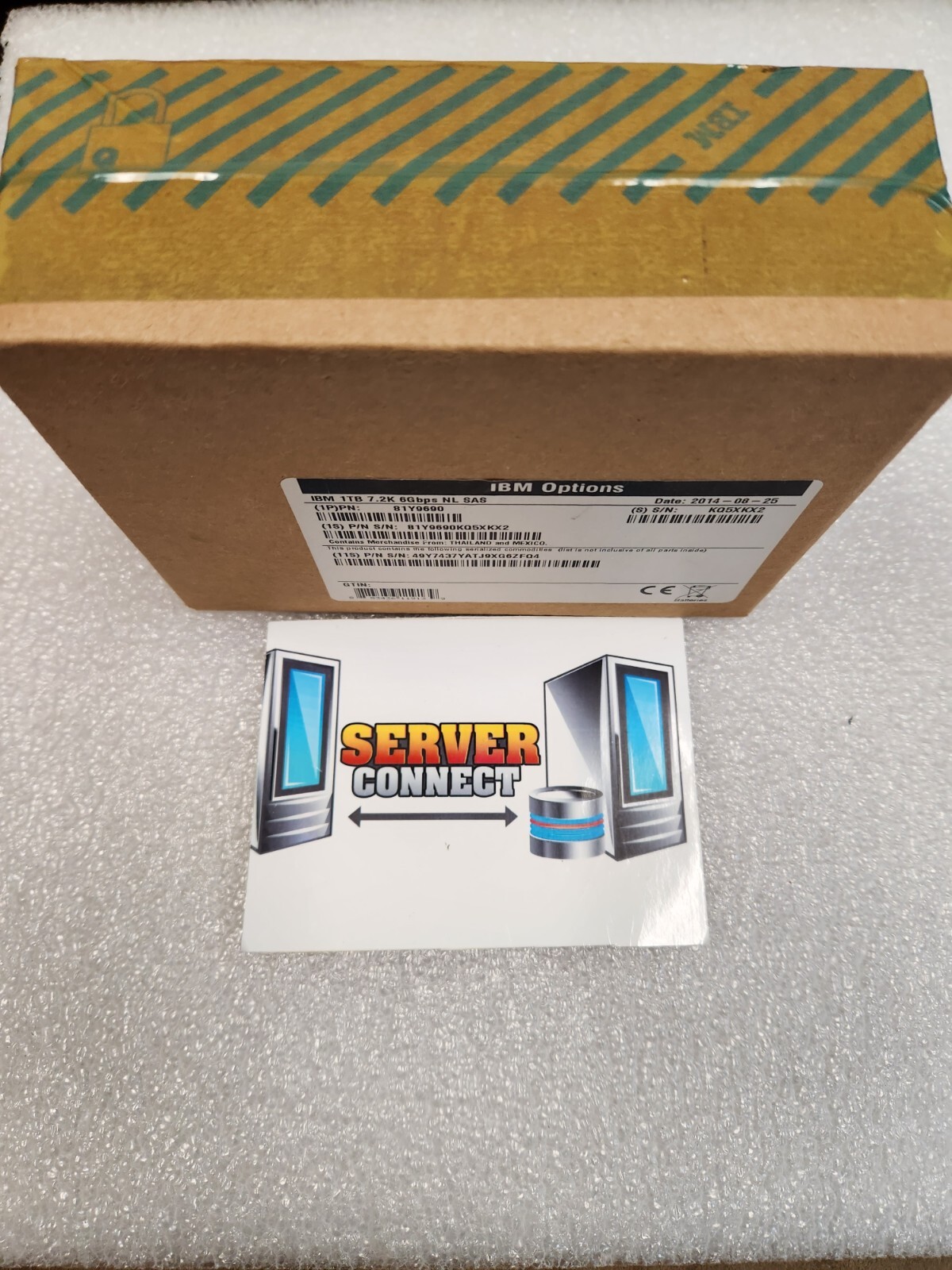 LENOVO / IBM 81Y9690 81Y9691 NEW IBM 1TB 7.2K 6GBPS 2.5IN SFF NL SAS HARD DRIVE 