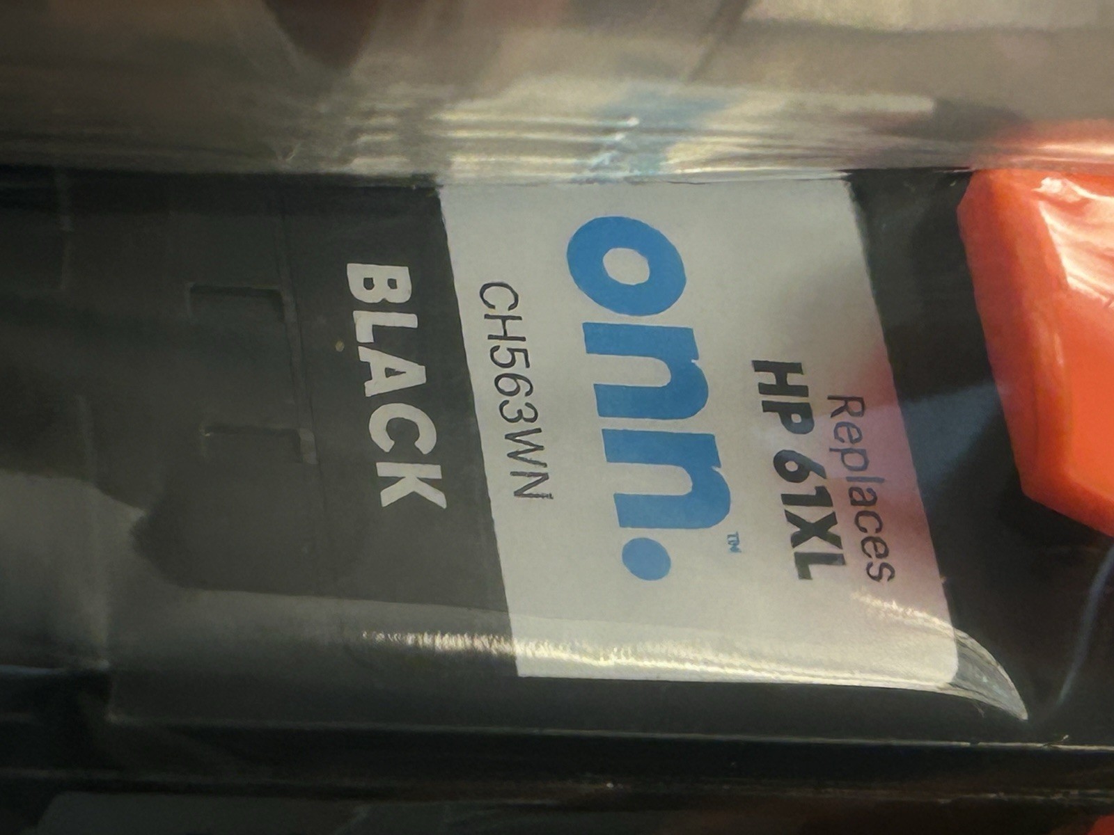 ONN HP 61XL Black Ink Cartridge. Unopened.