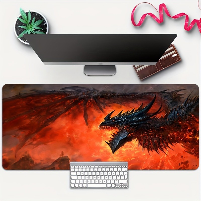 1pc of Large Gaming Mouse Pad with a Gulong Pattern, Suitable for Esports And