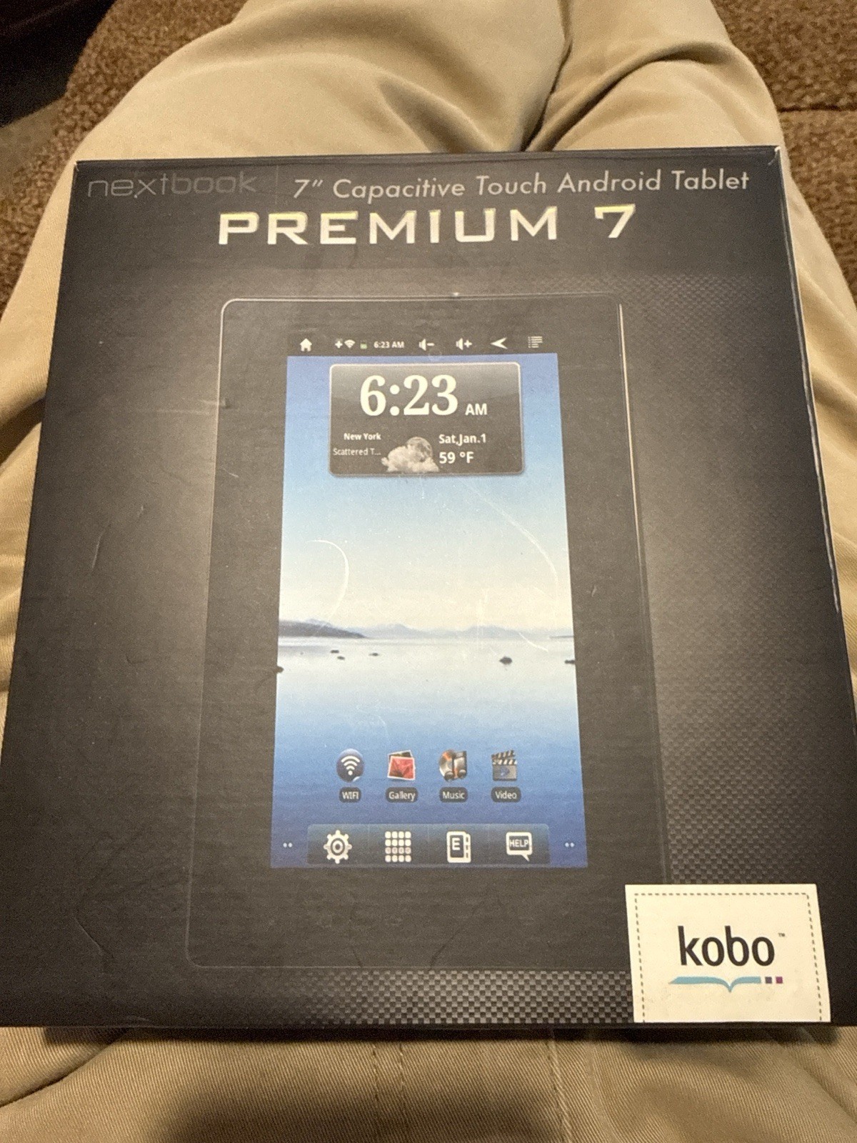 Nextbook Premium 7 Tablet NEXT7P Never taken out  Open Box NEW Android 2.3 Kobo.