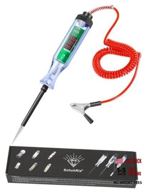 Test Light Automotive,Circuit Tester 3-48V DC Digital LCD Display,Prolong