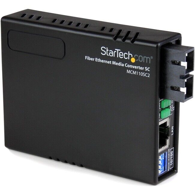 StarTech 10/100 Fiber to Ethernet Media Converter Multi Mode SC 2 km