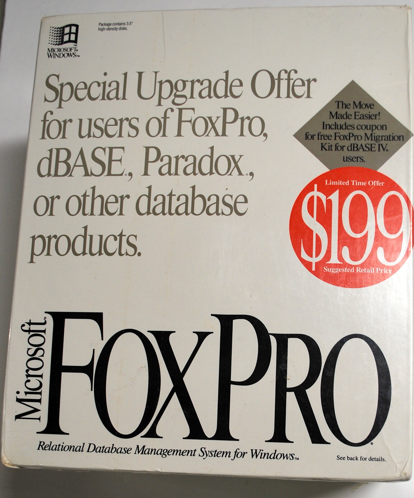 Microsoft  FoxPro  *NIB Unopened* 