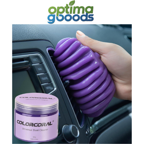 COLORCORAL Cleaning Gel for Car & Keyboard - Universal Dust Remover 160g Purple.