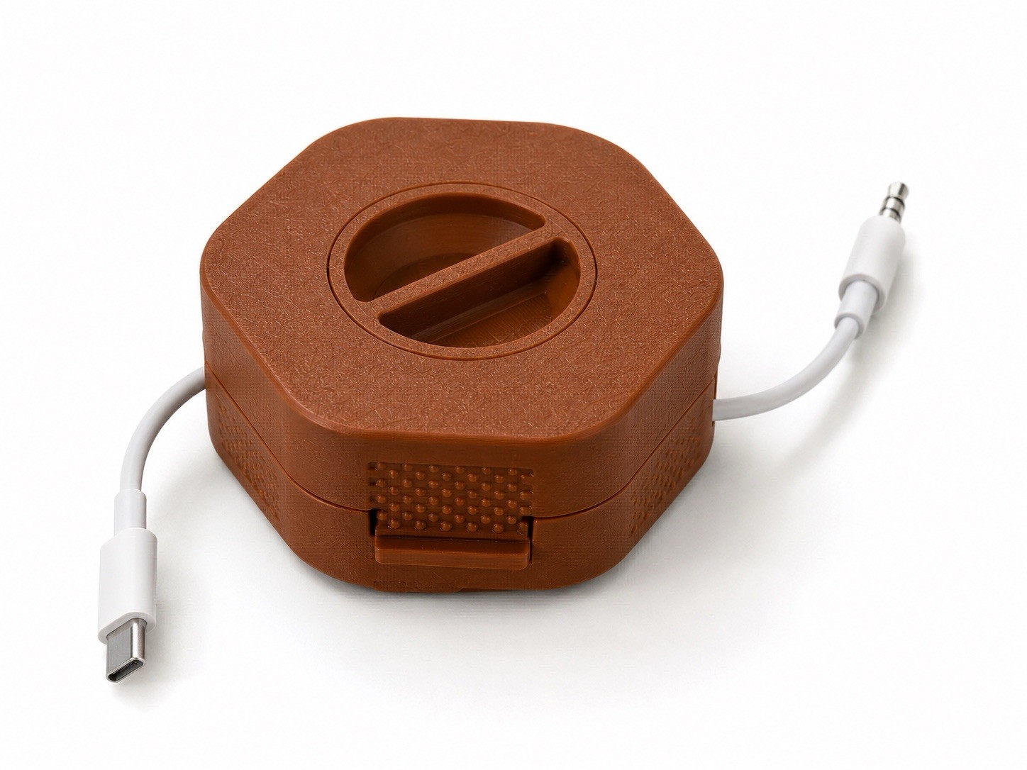 Portable Cable Organizer Storage Box for USB-C Lightning Charging Cables Travel