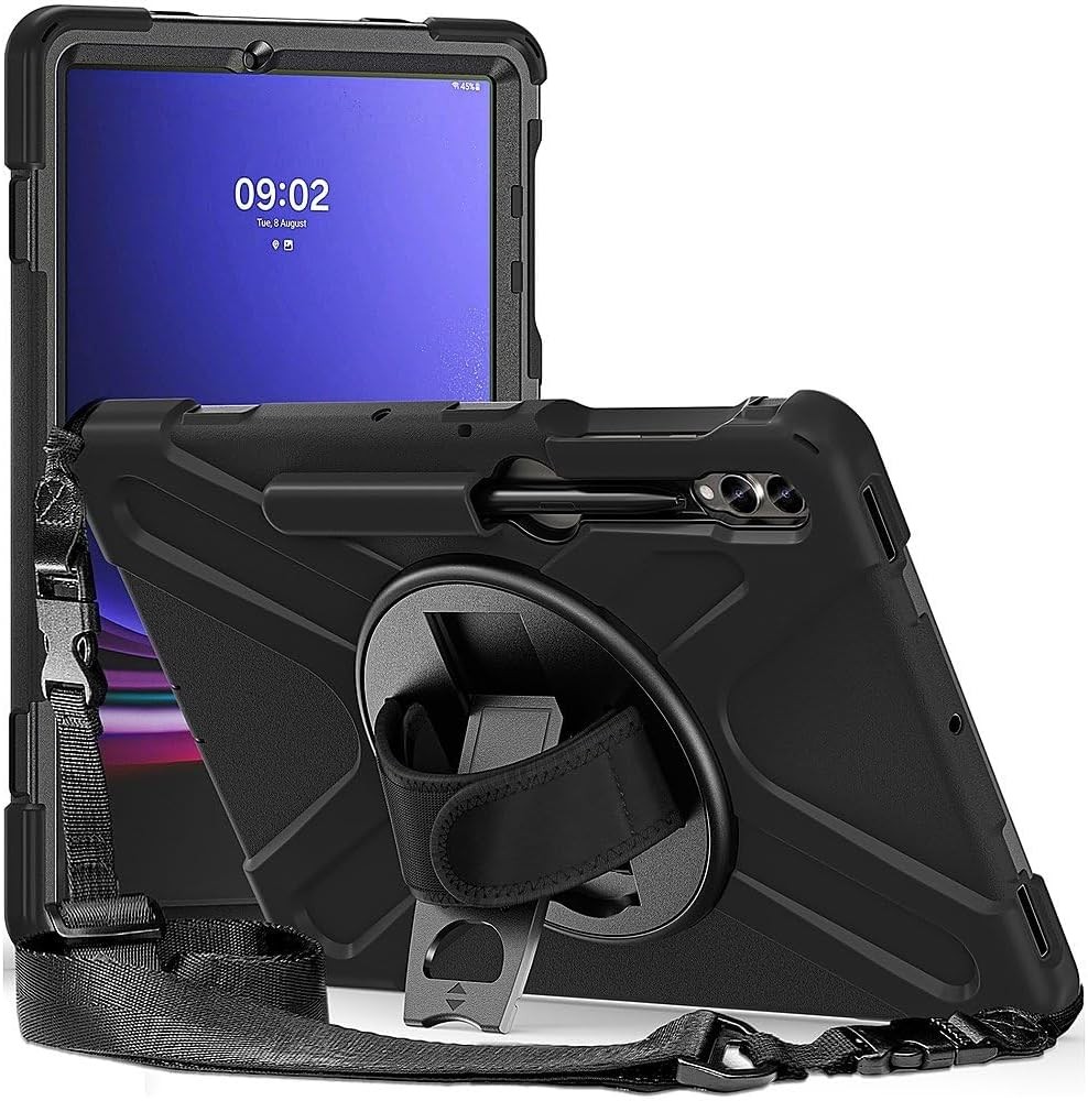 SAHARA Samsung Galaxy Tab S10+/S9+/S9 FE+/S8+ DEFENSE X Case Black TB00334