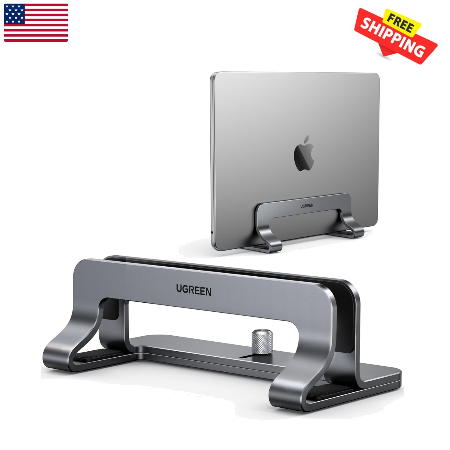 Vertical Laptop Stand Holder for Desk Compatible with MacBook Pro, MacBook Ai…