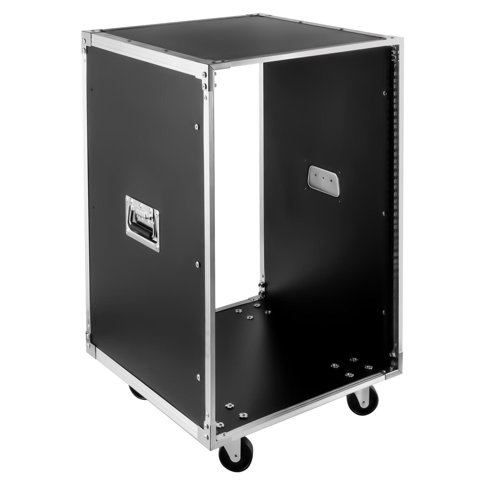 16U Cabinet Rolling Network Rack Audio Studio Video Telecom Equipment Rack Stand