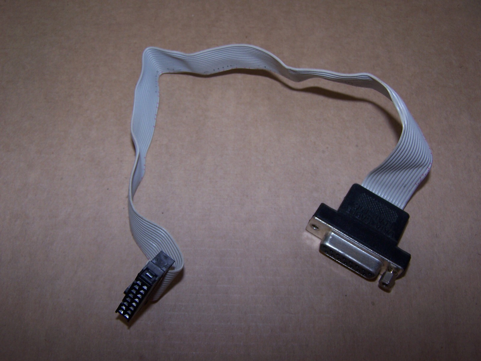 8 Pin Female IDC to DB15 female 12" cable