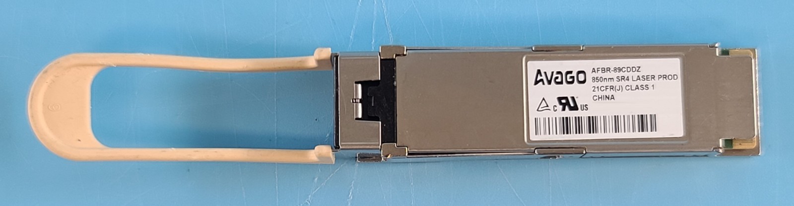 Lot of 5 Avago AFBR-89CDDZ 100GBase-SR4 QSFP28 MMF 100m 850nm MPO-12 Transceiver
