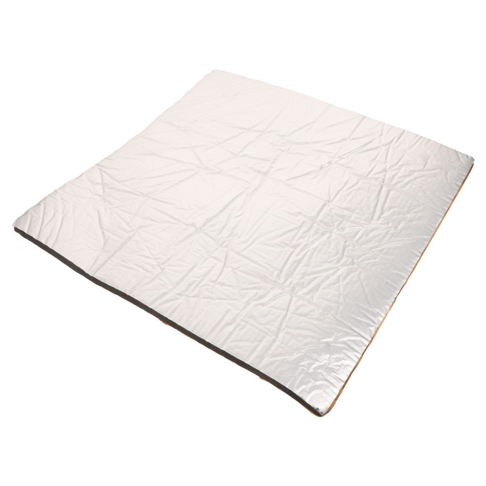 Silver Heat Resistant Aluminum Foil Insulation Pad for 3D Printer Bed Use