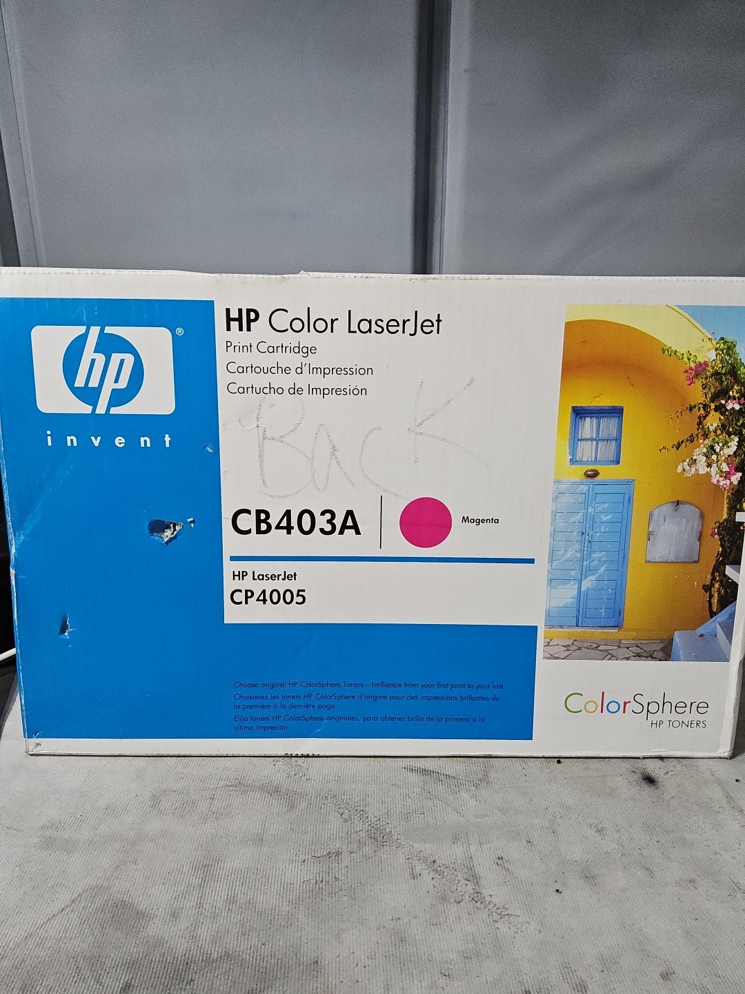 +HP Color LaserJet Print Cartridge (CB403A) MAGENTA