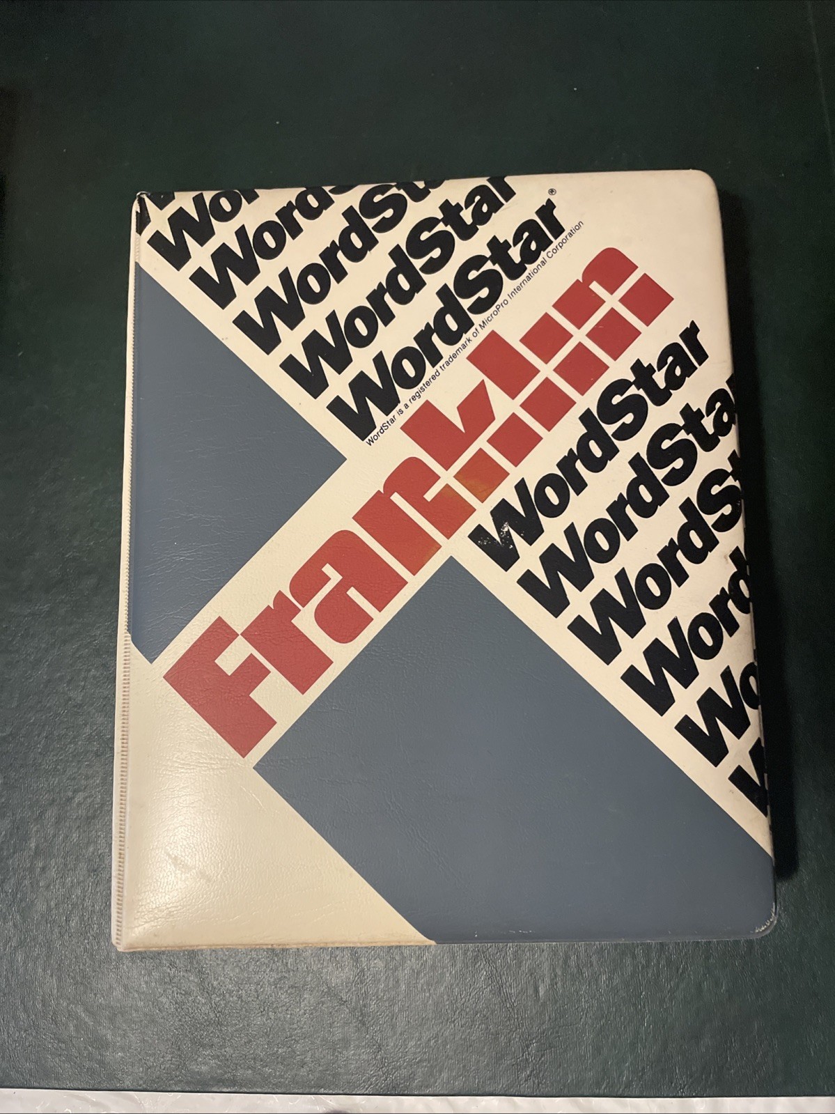 Franklin Ace Wordstar Reference Manual For Release 3.3  And Command Card - 1983